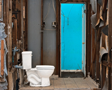  Caption: "City Heights&mdash;Primary Colors: Toilet House" by John Thurston of City Heights